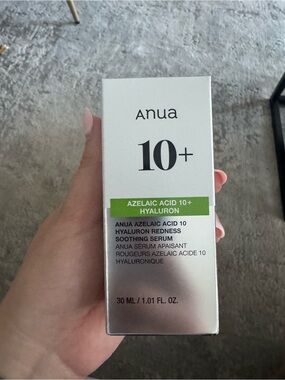 Anua 10+ Azelaic Acid 10% + Hyaluron Soothing Serum — White & Green
